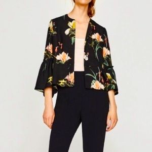 Zara Floral Blazer
